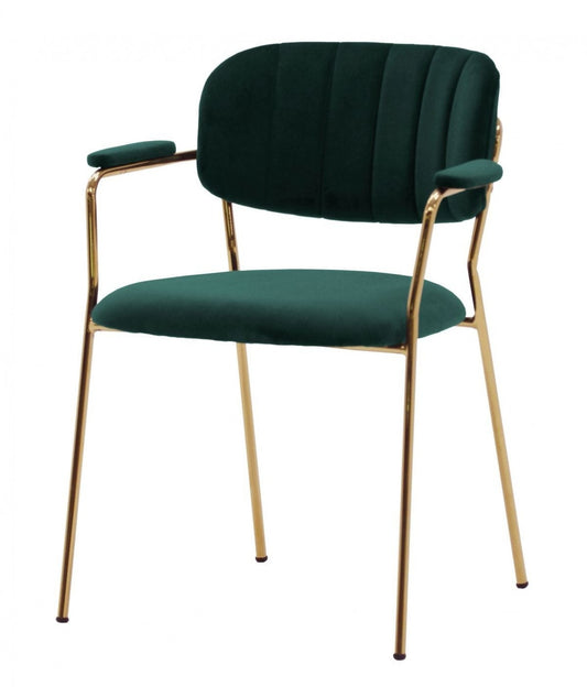 Green Modern Dining Chairs - Set of 2