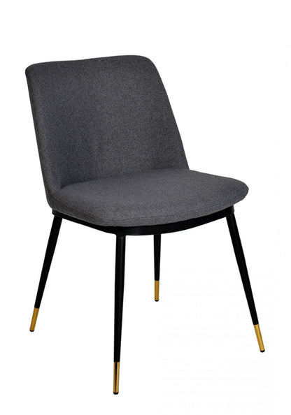 Gray Black Dining Chairs - Set of 2