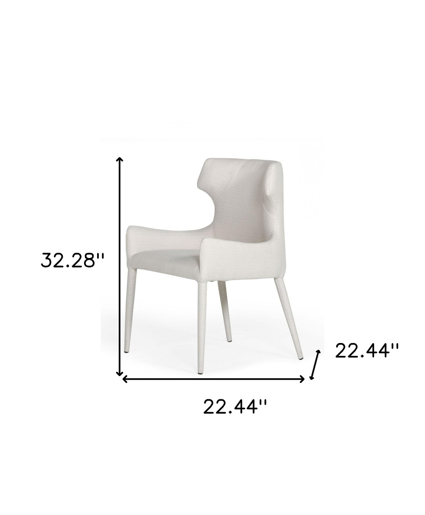 Beige Wrapped Dining Chair