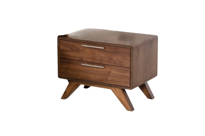 Clancy Solid Wood 2 Drawer Nightstand