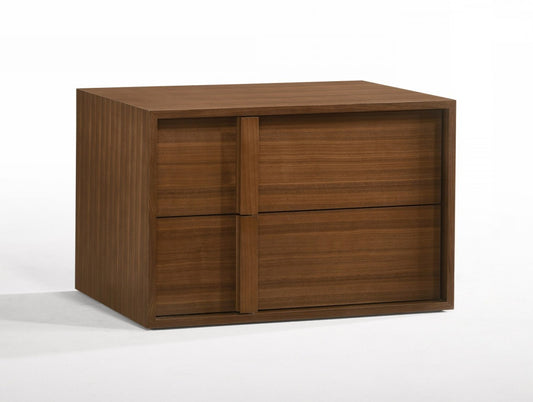 Modern Walnut Nightstand