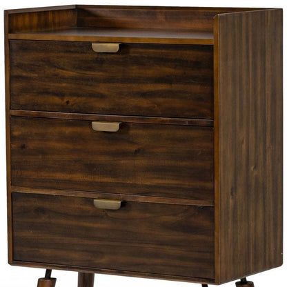 Platinum Wood 9-Drawer Dresser