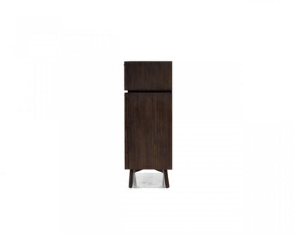 Natural Solid Wood 4-Drawer Chest