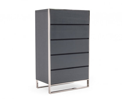 Brown Solid Wood 6-Drawer Double Dresser