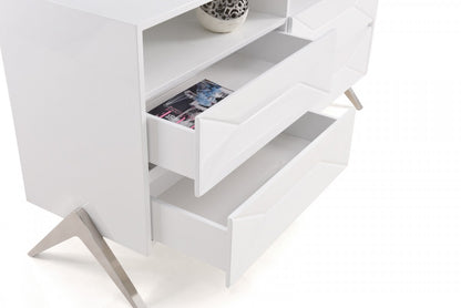 Brown Solid Wood 9-Drawer Double Dresser