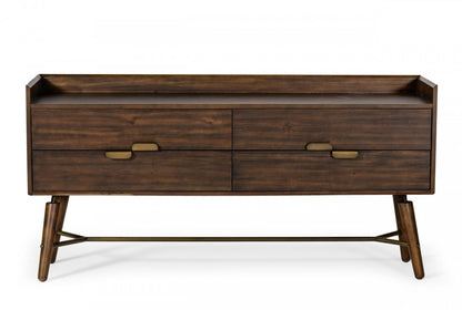 Gray 6-Drawer Double Dresser