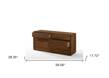 Beige 6-Drawer Double Dresser