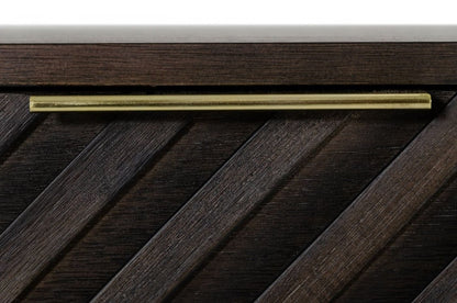 Pearl Wood 5-Drawer Triple Dresser
