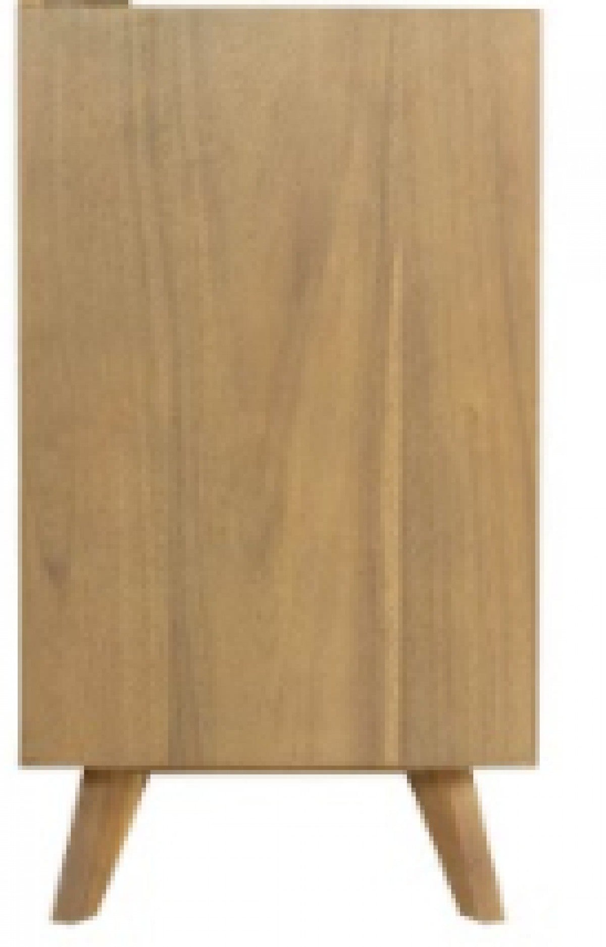 Brown and White Wood 7-Drawer Triple Dresser