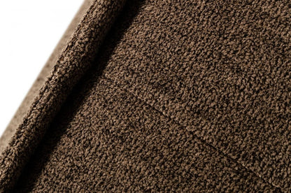 Modern Chocolate Brown Floor Pillow Modular Sectional