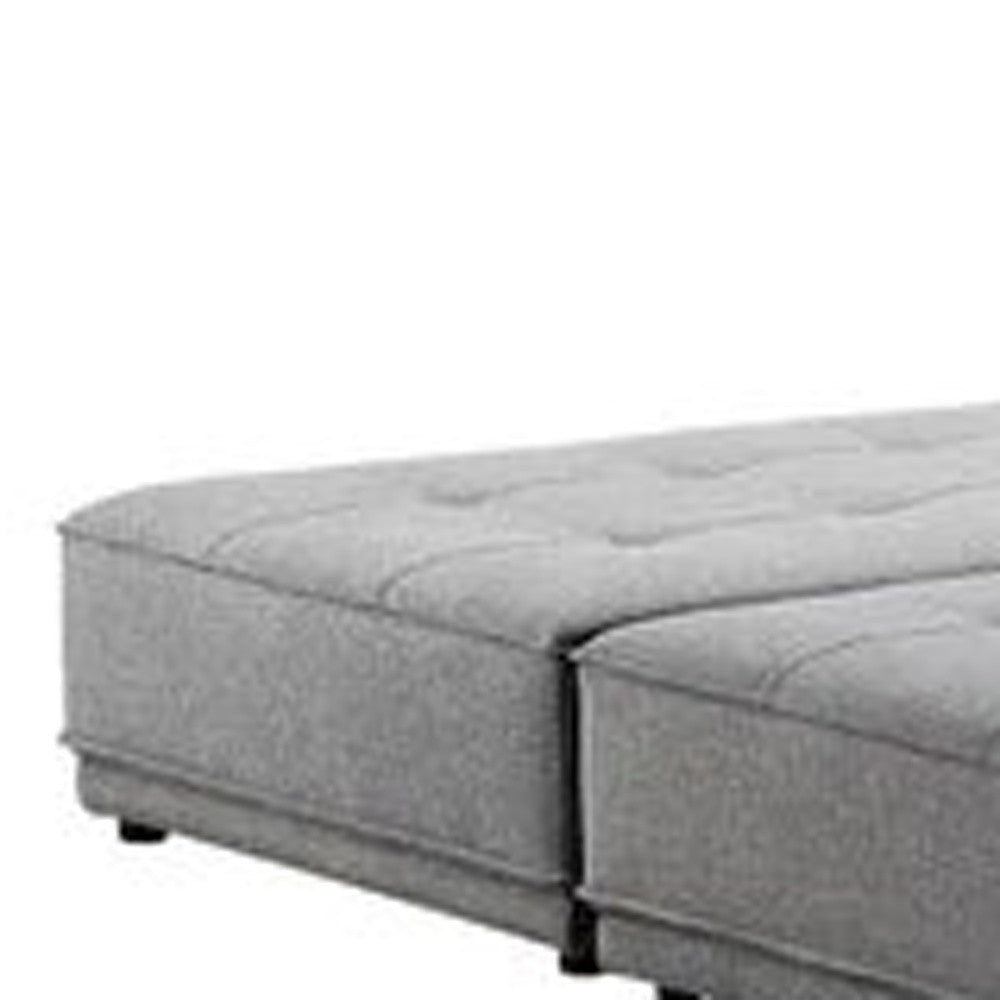 Gray L Shaped 2 Piece Sectional
