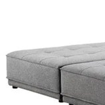 Gray L Shaped 2 Piece Sectional