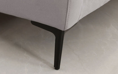 Gray L Shaped 2 Piece Sectional