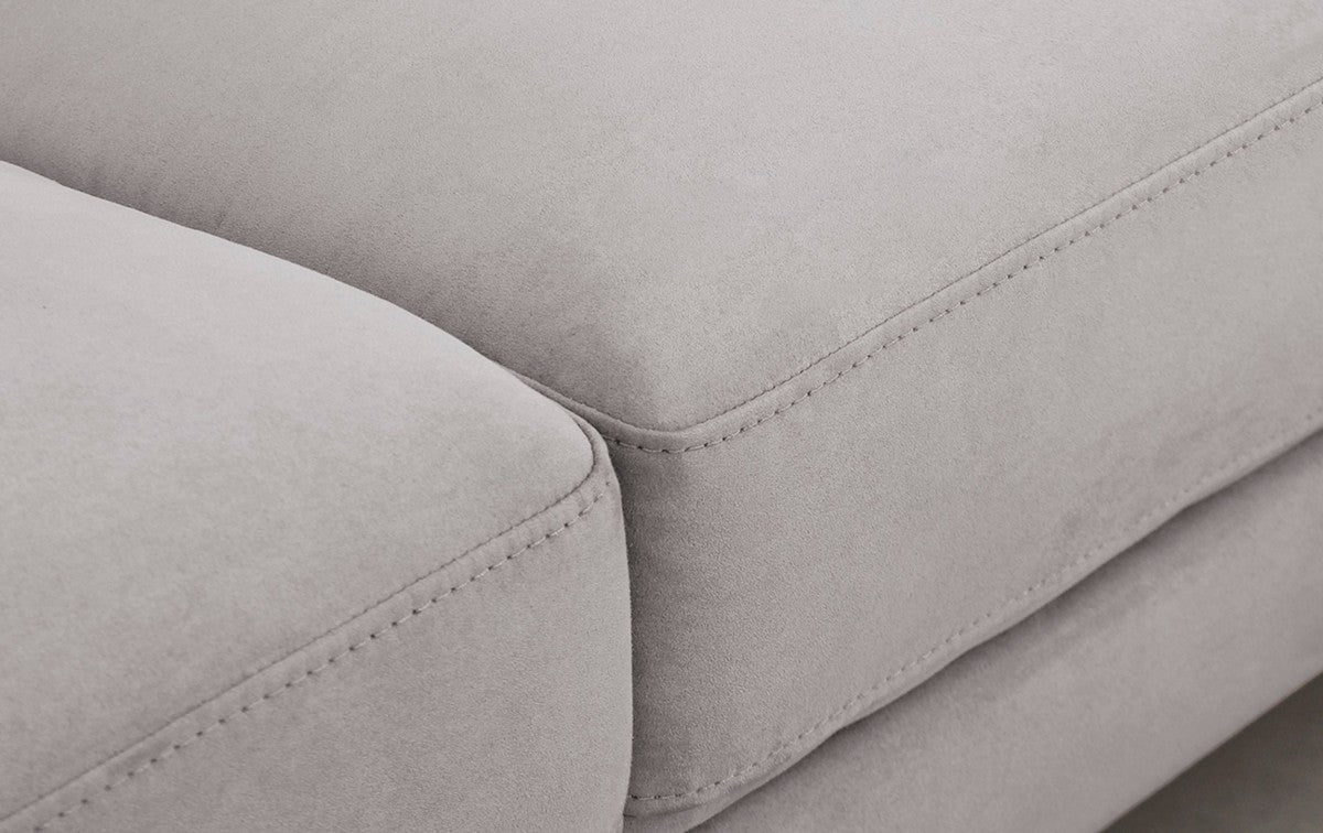 Gray L Shaped 2 Piece Sectional