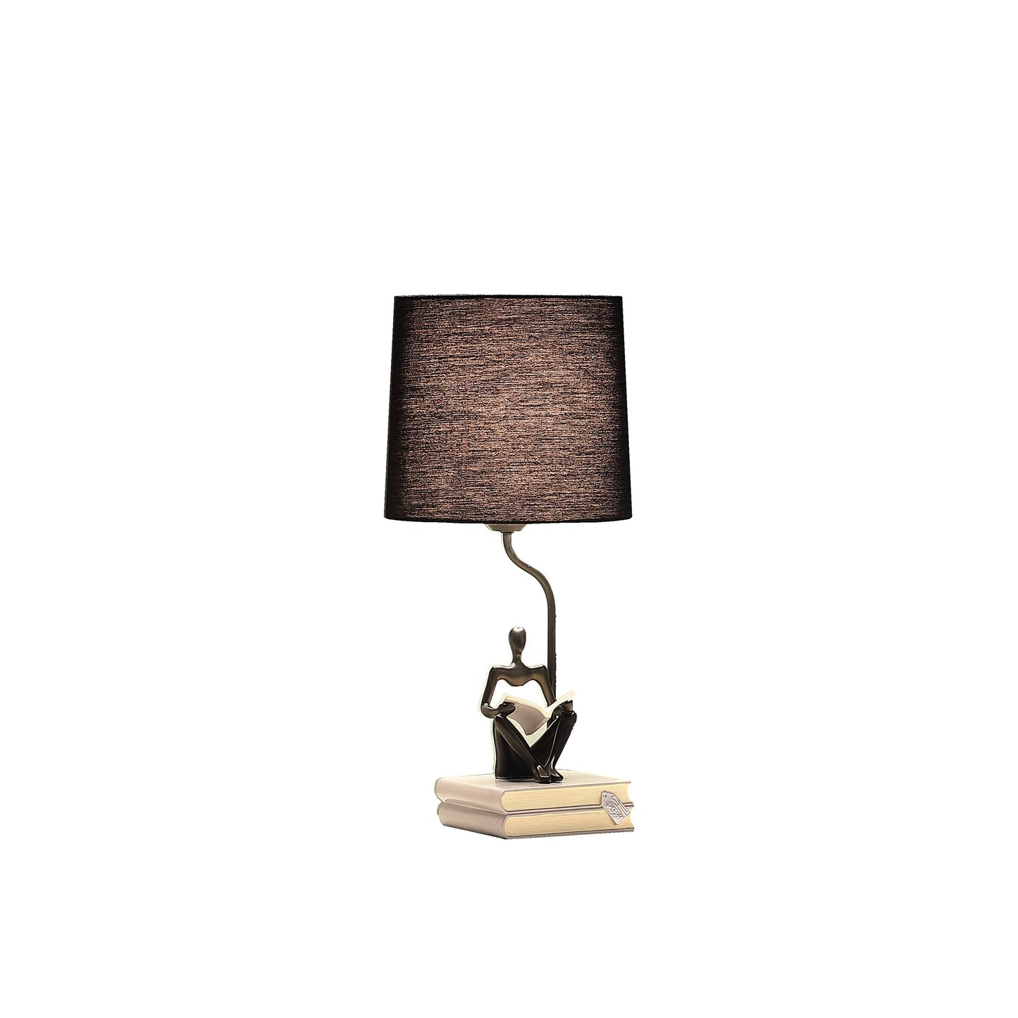 Black Table Lamp w/ Black Shade