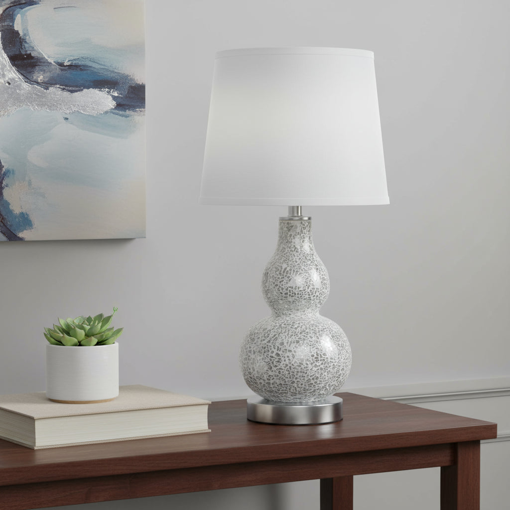White Table Lamp w/ Shade