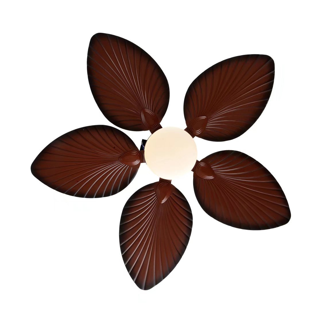 Brown Tropical Palm Ceiling Fan