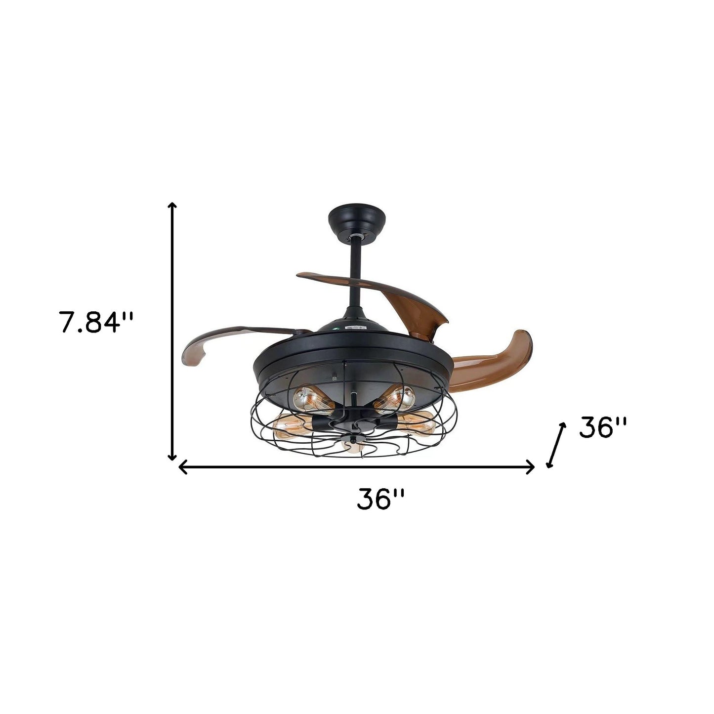 Industrial Caged Ceiling Fan