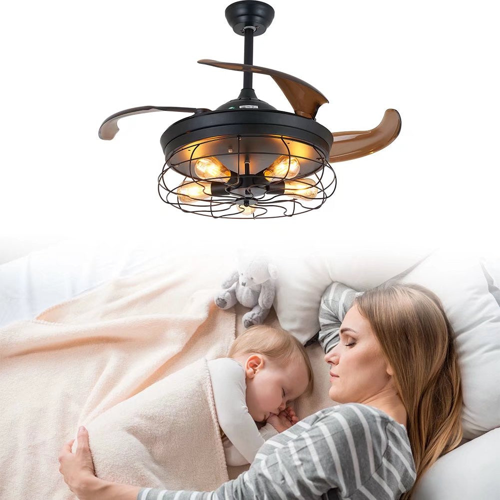 Industrial Caged Ceiling Fan