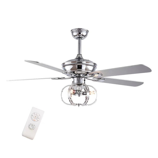Modern Silver Ceiling Fan