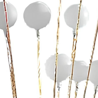 Golden Chrome Contemporary Multi-Light Floor Lamp