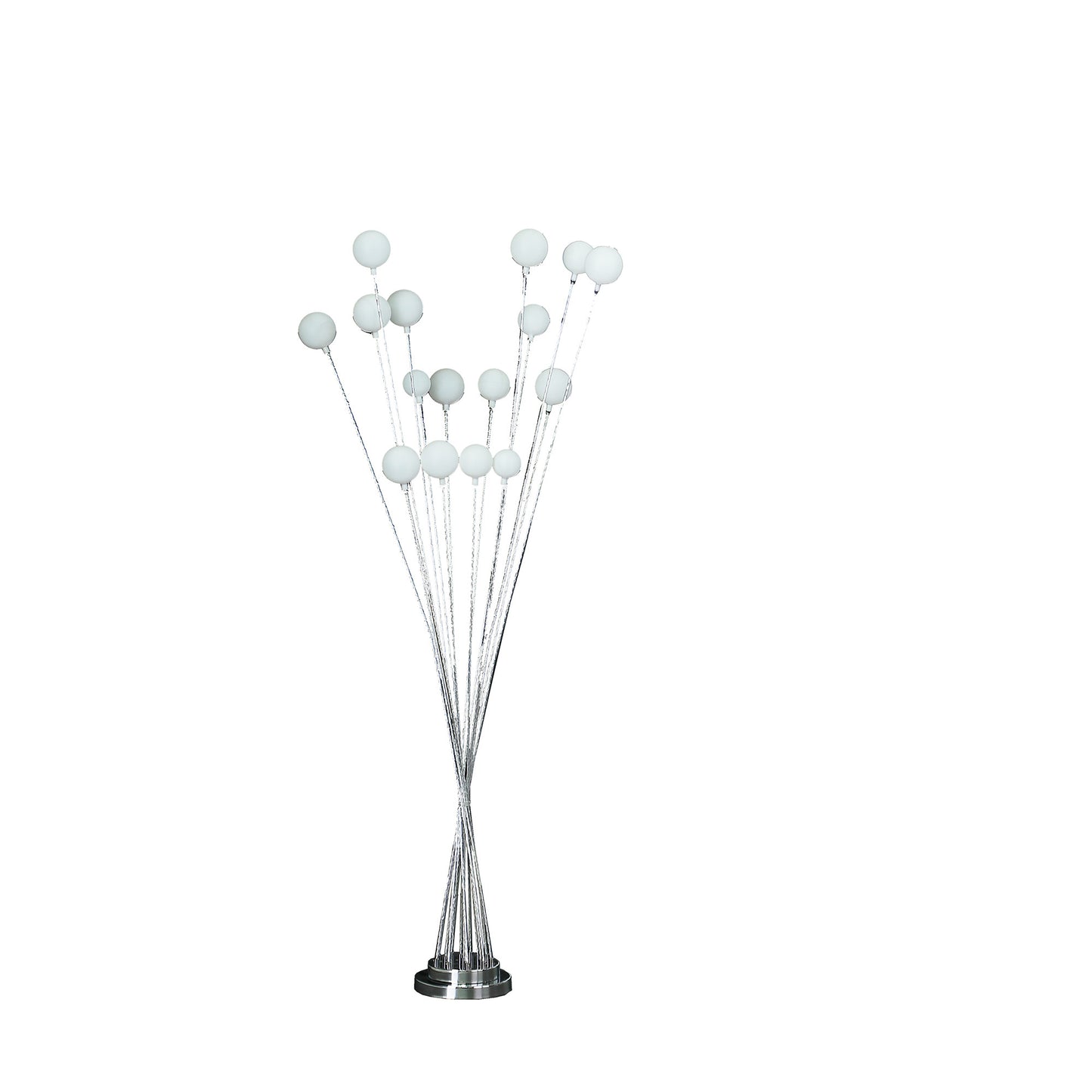 Chrome Multi-Light Floor Lamp