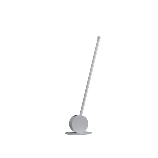 White Leaning Stick Table Lamp