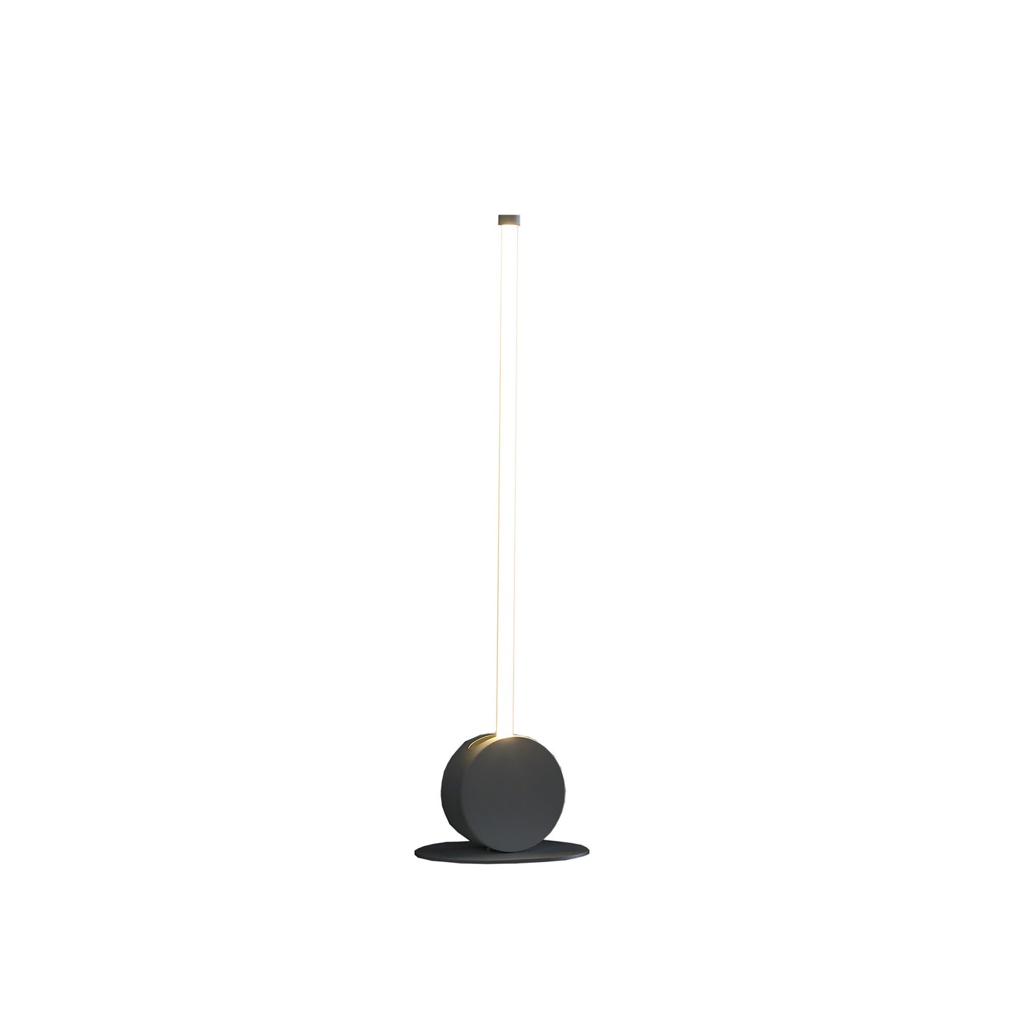 White Leaning Stick Table Lamp