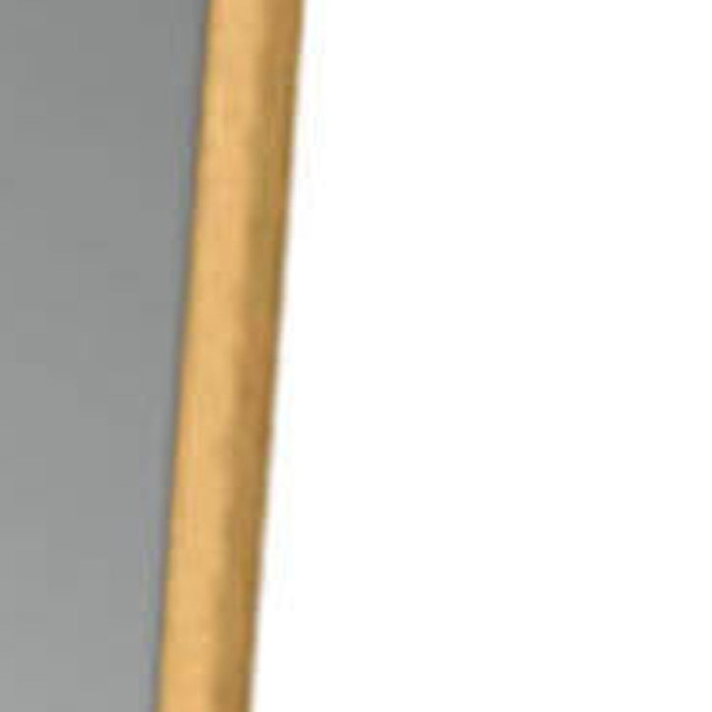 Gold Metal Framed Standing Mirror