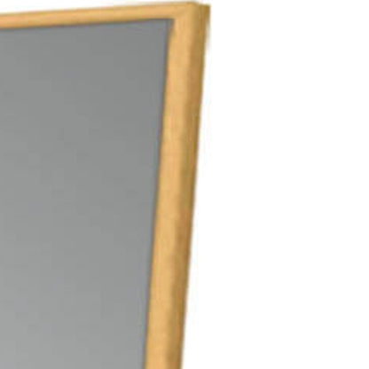 Gold Metal Framed Standing Mirror