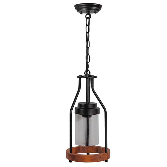 Brown Retro & Wood Pendant Light