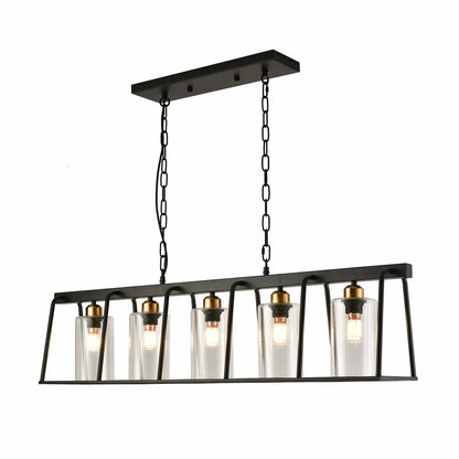 Shaded 5 Light Ceiling Light