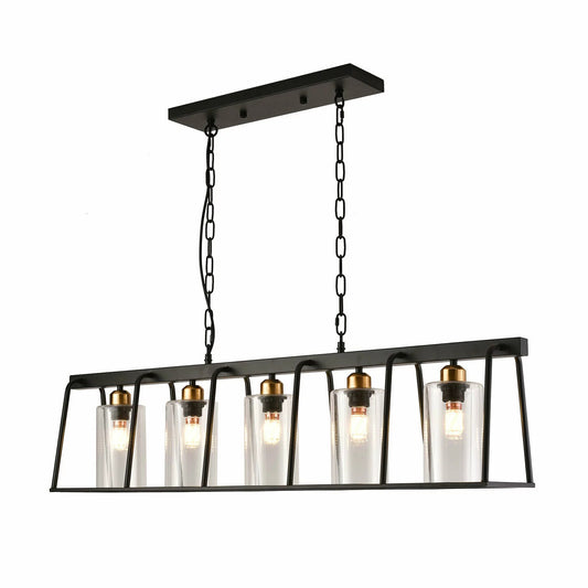 Shaded 5 Light Ceiling Light