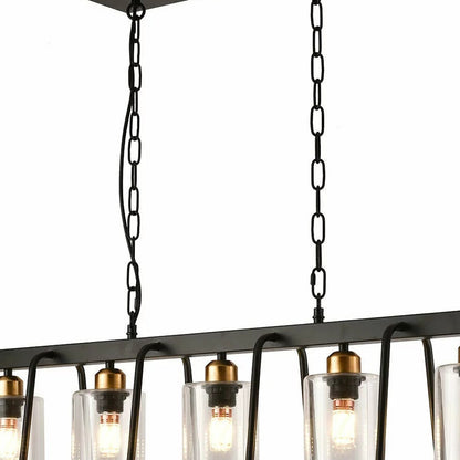Shaded 5 Light Ceiling Light