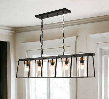 Shaded 5 Light Ceiling Light