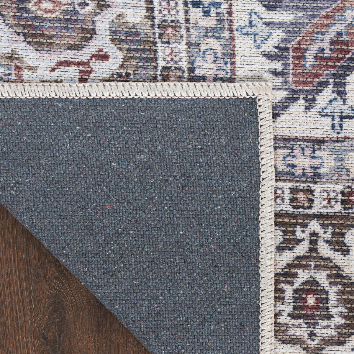 Nourison New Concept Olive & Ivory Machine Washable Rug - Corner