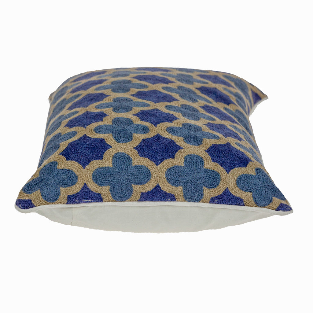 Blue Cotton Pillow