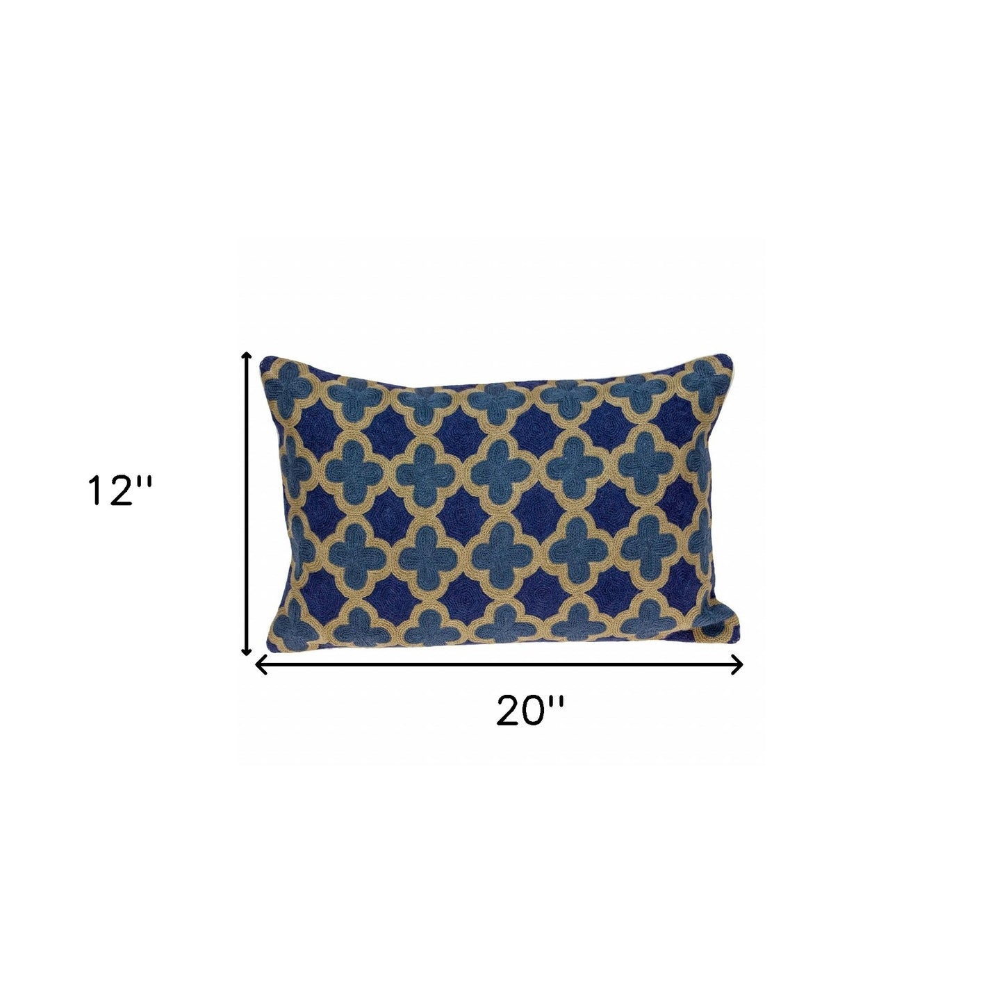 Blue Cotton Pillow