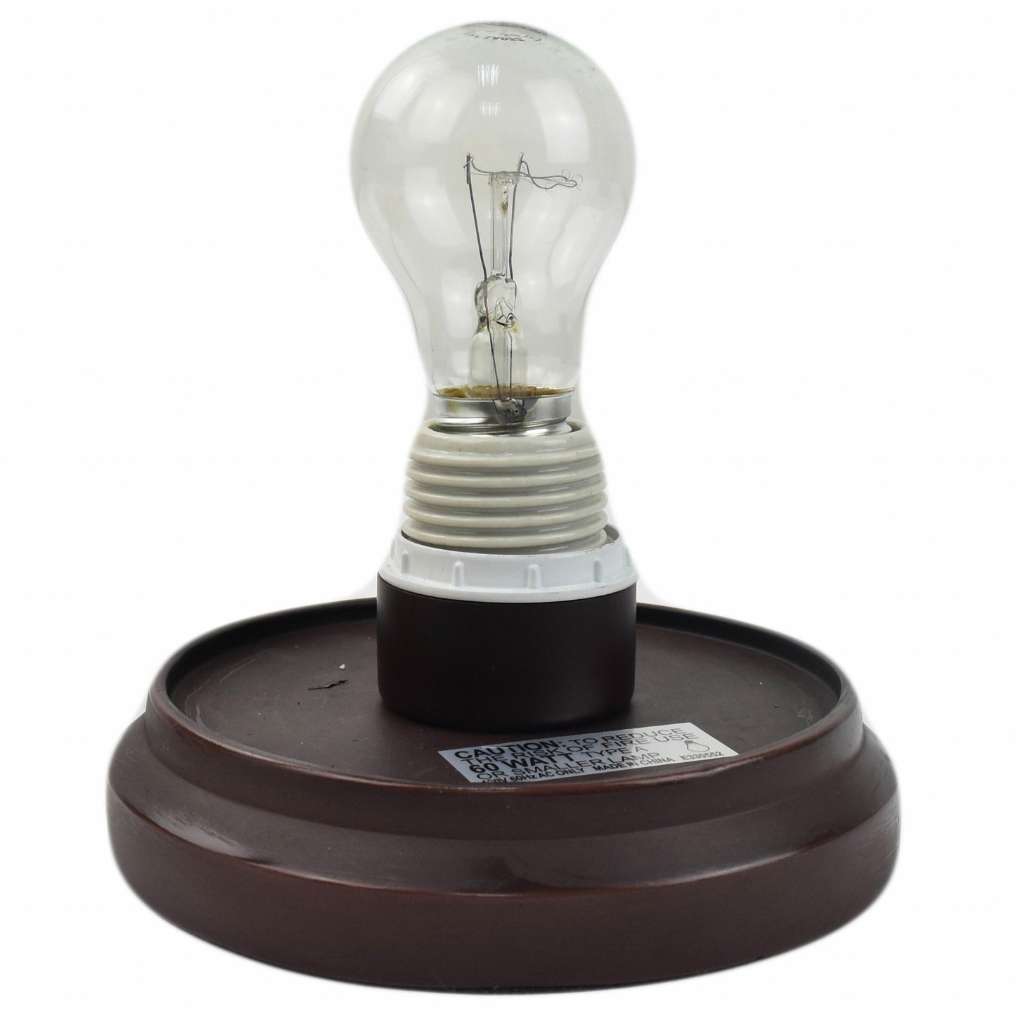 Brown & Beige Mosaic Tile Stained Glass Accent Lamp