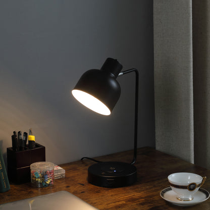 Black Desk Table Lamp w/ Shade