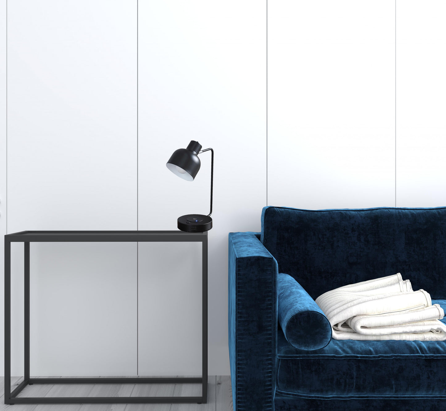 Black Desk Table Lamp w/ Shade