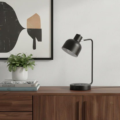 Black Desk Table Lamp w/ Shade