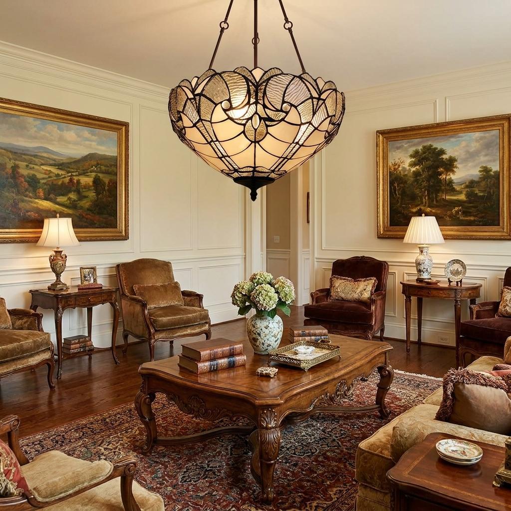 Vanderbilt Tiffany Style Dimmable Ceiling Light