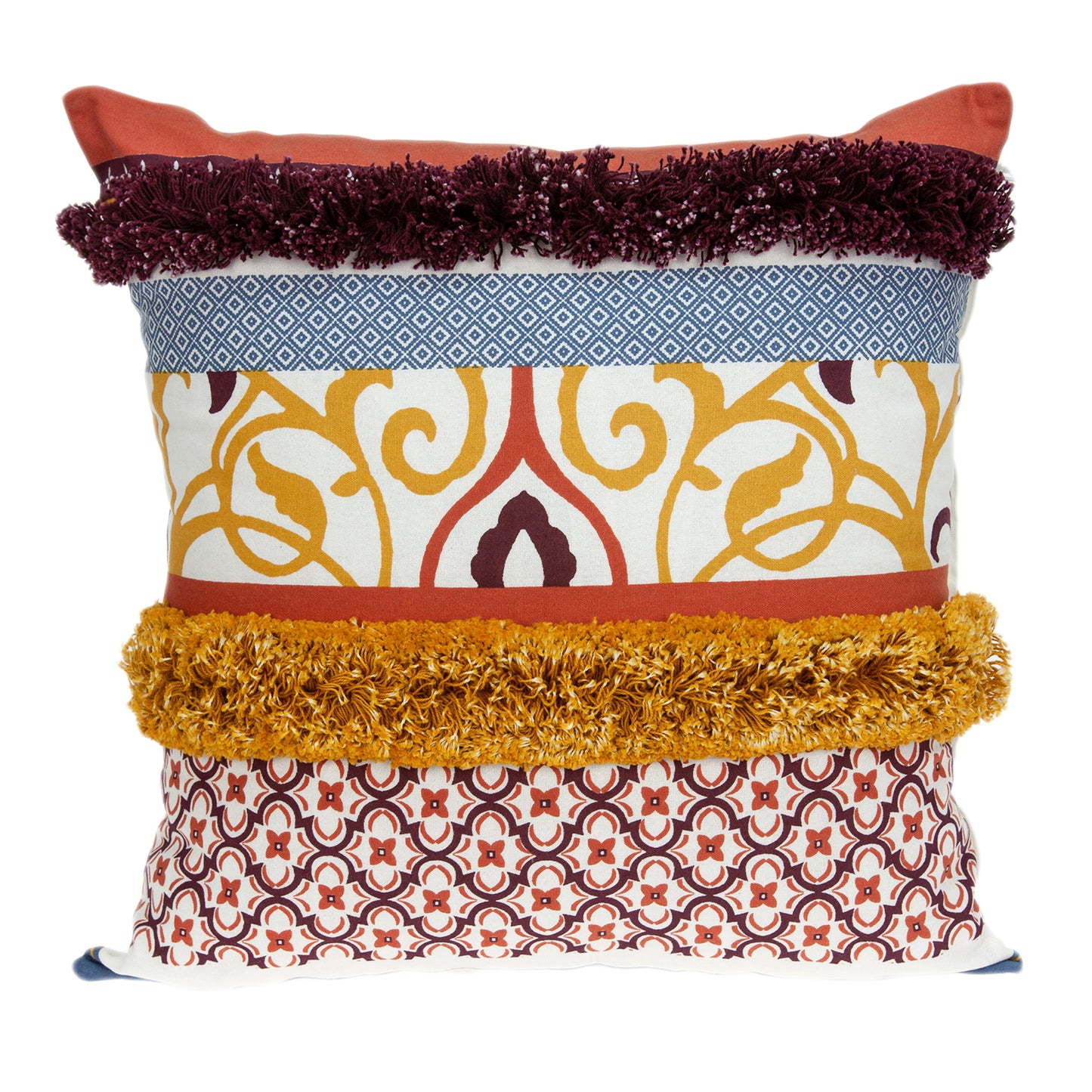 Quatrefoil Cotton Pillow