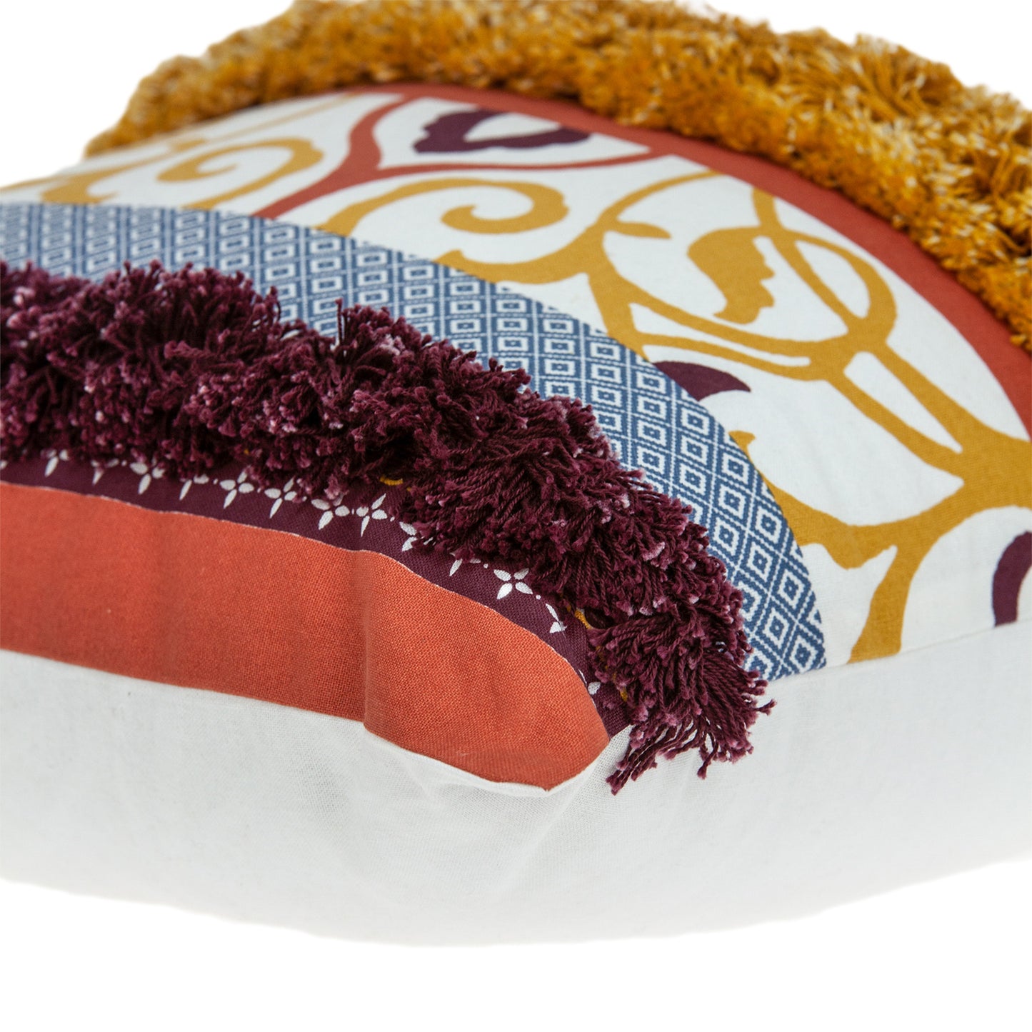 Quatrefoil Cotton Pillow