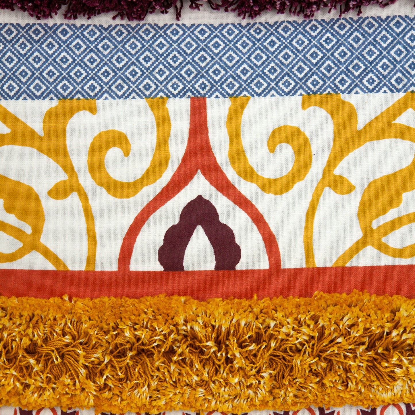 Quatrefoil Cotton Pillow