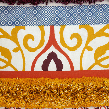 Quatrefoil Cotton Pillow
