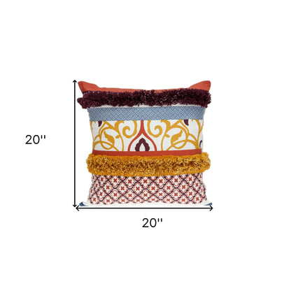 Quatrefoil Cotton Pillow