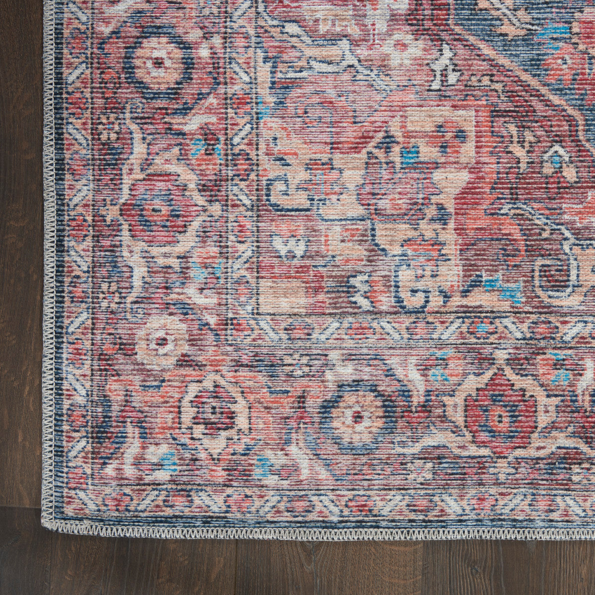 Nourison New Concept Multicolor Machine Washable Rug - Corner