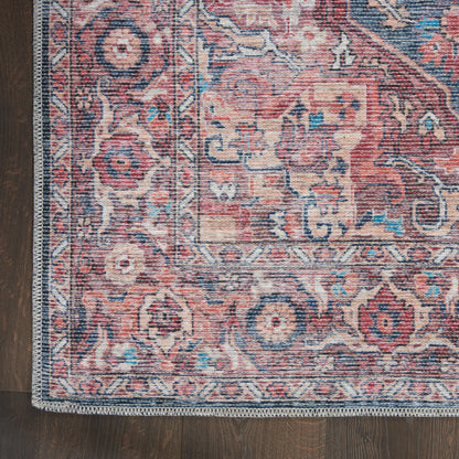 Nourison New Concept Multicolor Machine Washable Rug - Corner